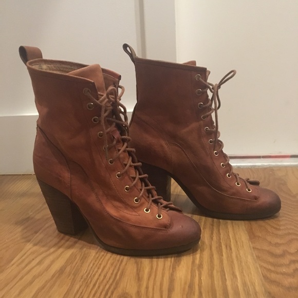 rag & bone Shoes - Rag and Bone Combat Heeled Ankle Boots Booties 10
